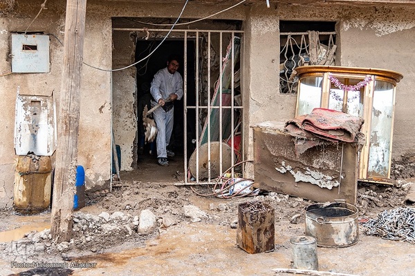 روستای سیل‌زده «ناریان» در طالقان