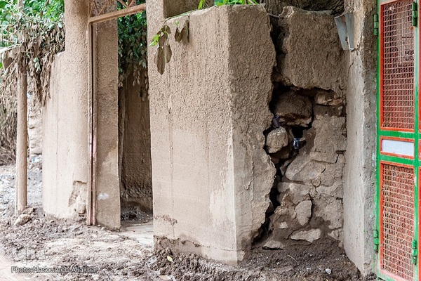 روستای سیل‌زده «ناریان» در طالقان