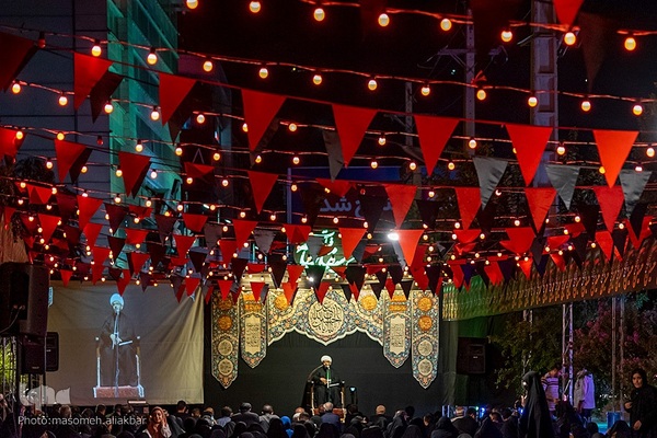 حسینیه ایران؛ عزاداری شب پنجم محرم‎‎