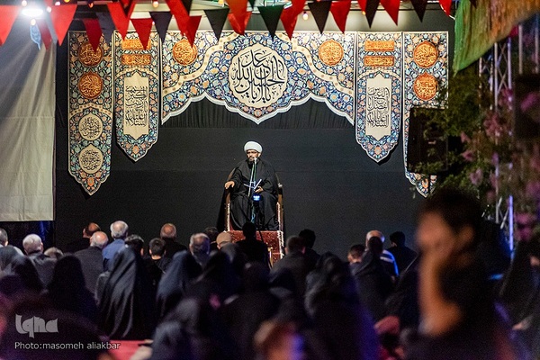 حسینیه ایران؛ عزاداری شب پنجم محرم‎‎