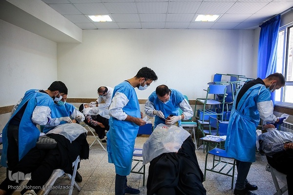 خدمات سلامت گروه جهادی «صراط الحمید» در مشهد مقدس