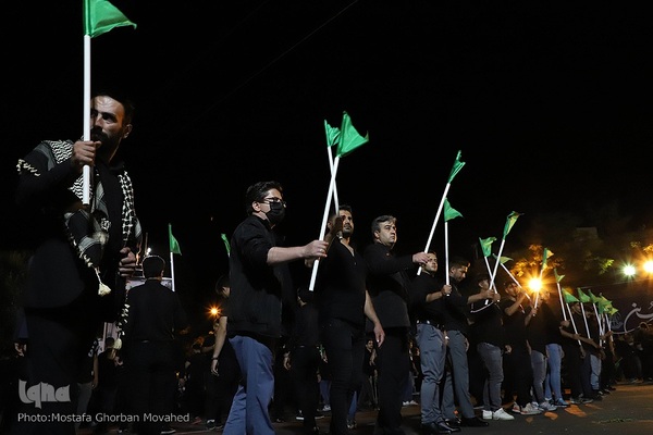 آیین عزاداری «شاه‌حسین‌ گویان» در شهرستان اهر