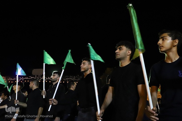 آیین عزاداری «شاه‌حسین‌ گویان» در شهرستان اهر