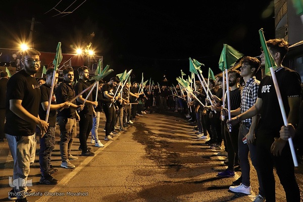 آیین عزاداری «شاه‌حسین‌ گویان» در شهرستان اهر