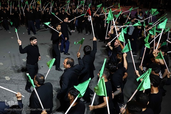 آیین عزاداری «شاه‌حسین‌ گویان» در شهرستان اهر