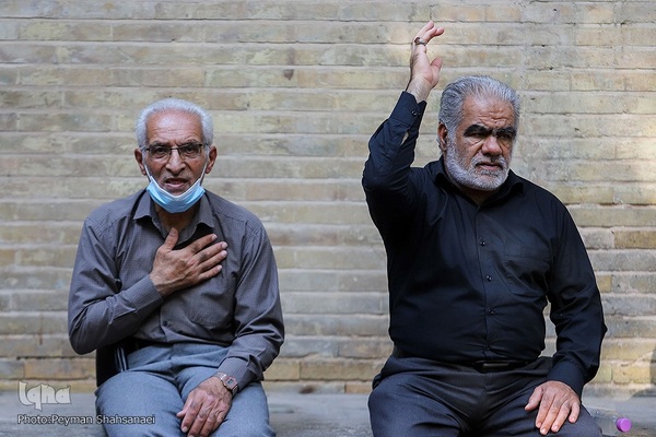 آیین عزاداری حسینی در گذر چهارباغ عباسی اصفهان