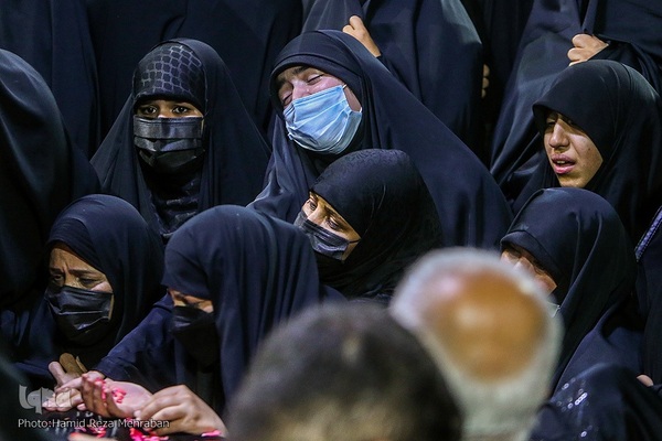 وداع با پیکر مطهر شهید مدافع حرم عباس آسمیه در معراج شهدا