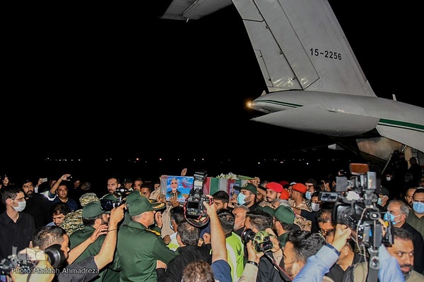 استقبال از پیکر مطهر شهید مدافع حرم «شهید عبدالله اسکندری» در شیراز‎‎