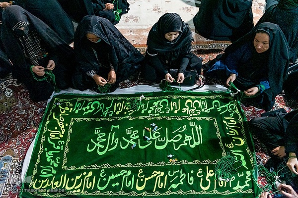 حسینیه ایران؛ عزاداری شب هفتم محرم‎‎