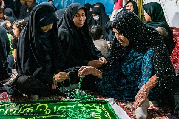 حسینیه ایران؛ عزاداری شب هفتم محرم‎‎