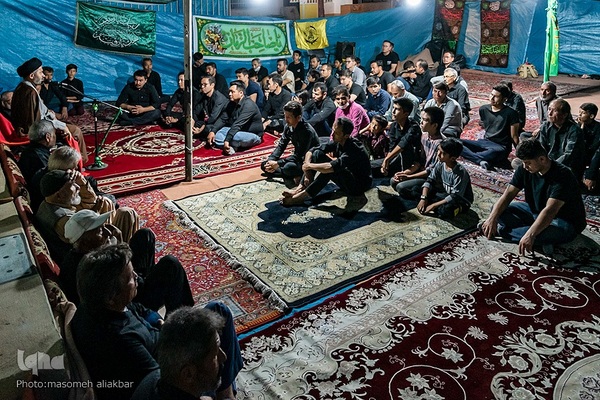 حسینیه ایران؛ عزاداری شب هفتم محرم‎‎
