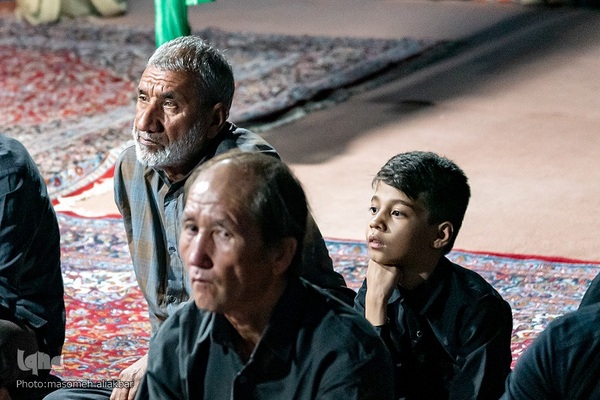 حسینیه ایران؛ عزاداری شب هفتم محرم‎‎