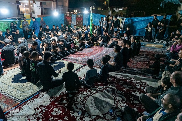 حسینیه ایران؛ عزاداری شب هفتم محرم‎‎