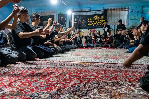 حسینیه ایران؛ عزاداری شب هفتم محرم‎‎