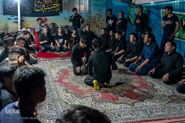 حسینیه ایران؛ عزاداری شب هفتم محرم‎‎