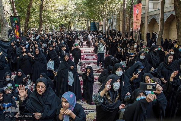 حسینیه ایران؛ سوگواره شیرخوارگان حسینی در چهارباغ عباسی اصفهان