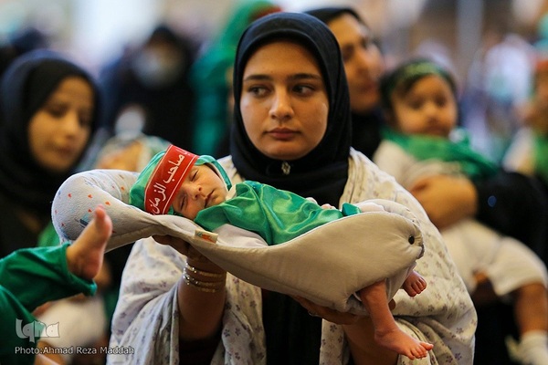 حسینیه ایران؛ سوگواره شیرخوارگان حسینی در حرم شاهچراغ