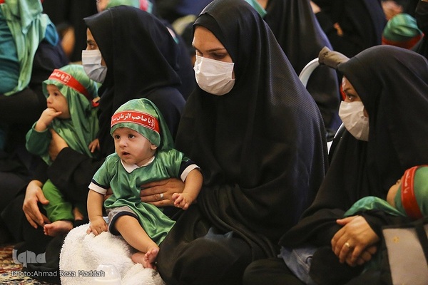 حسینیه ایران؛ سوگواره شیرخوارگان حسینی در حرم شاهچراغ