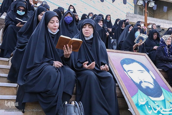 مراسم وداع با پیکر شهید مدافع حرم شهید حاج عبدالله اسکندری در شیراز