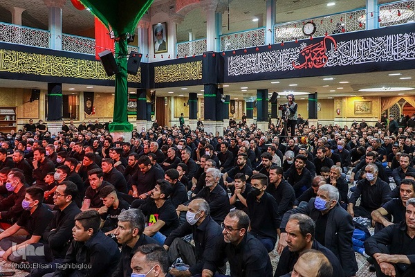 حسینیه ایران؛ عزاداری شب هشتم محرم در زنجان‎‎