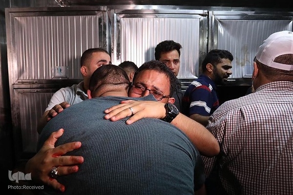 تشییع شهدای بمباران غزه