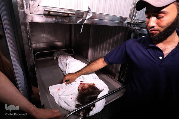 تشییع شهدای بمباران غزه