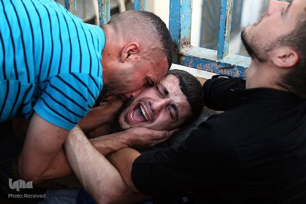 تشییع شهدای بمباران غزه