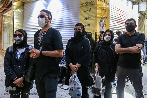 حسینیه ایران؛ عزاداری روز هشتم محرم در بازار تهران