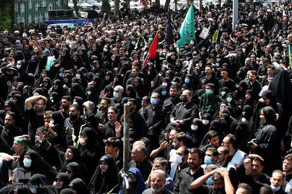 تشییع و ندفین پیکر شهید «عباس آسمیه» در کرج