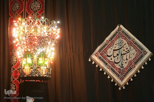 مراسم عزاداری شب تاسوعای حسینی در تکیه نفرآباد شهر ری