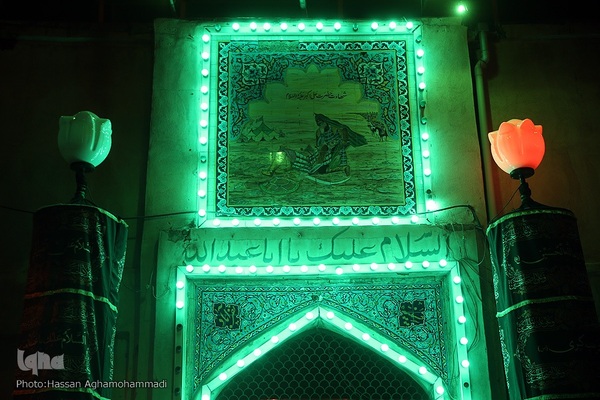 مراسم عزاداری شب تاسوعای حسینی در تکیه نفرآباد شهر ری