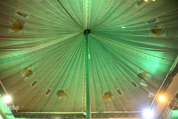 مراسم عزاداری شب تاسوعای حسینی در تکیه نفرآباد شهر ری