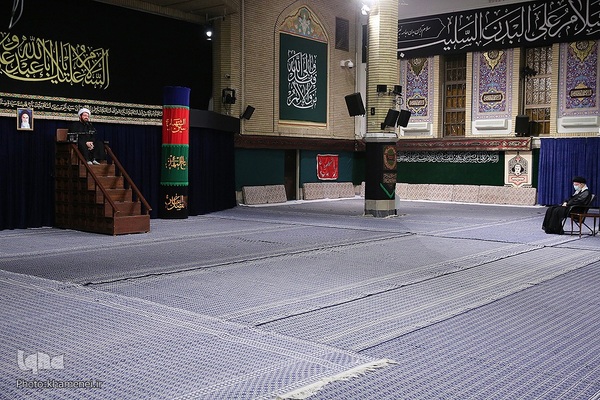 حسینیه ایران؛ مراسم عزاداری شب تاسوعای حسینی در بیت رهبری