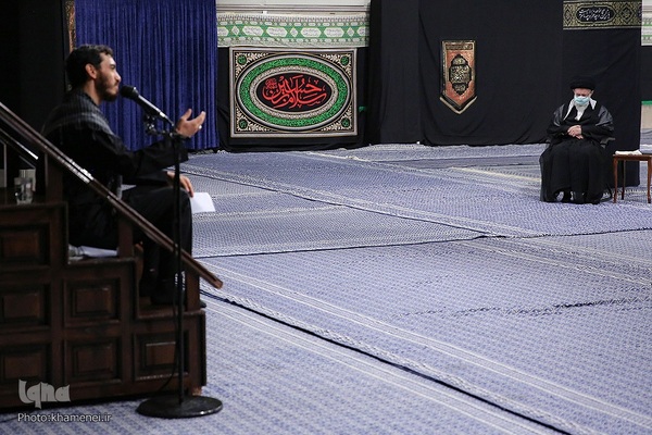 حسینیه ایران؛ مراسم عزاداری شب تاسوعای حسینی در بیت رهبری