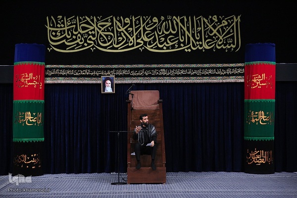 حسینیه ایران؛ مراسم عزاداری شب تاسوعای حسینی در بیت رهبری