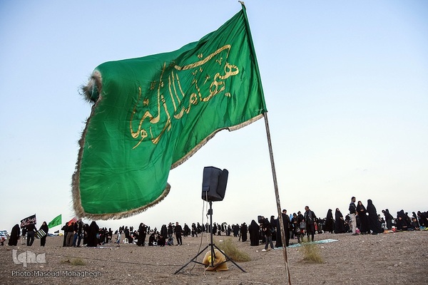 مراسم عزاداری تاسوعای حسینی در کویر «خوریان» سمنان