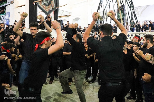 مراسم سنتی سنج زنی در آران و بیدگل