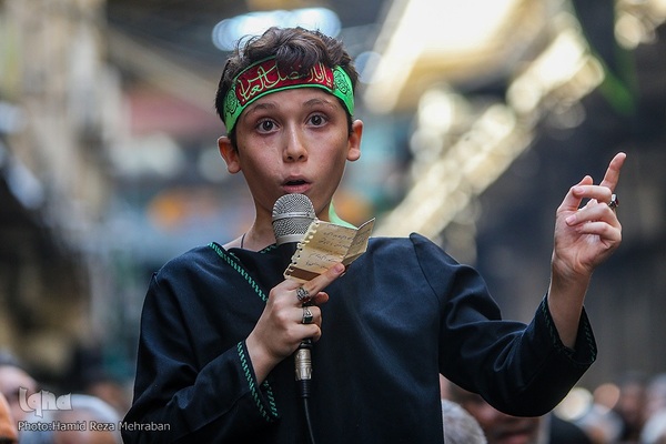 حسینیه ایران؛ عزاداری ظهر تاسوعا در بازار تهران