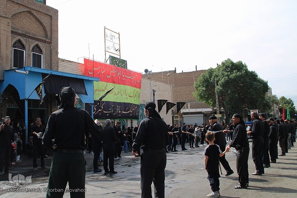 آیین عزاداری تاسوعای حسینی در اهر