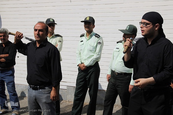 آیین عزاداری تاسوعای حسینی در اهر