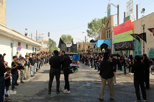 آیین عزاداری تاسوعای حسینی در اهر