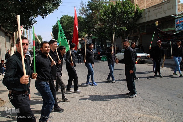 آیین عزاداری تاسوعای حسینی در اهر