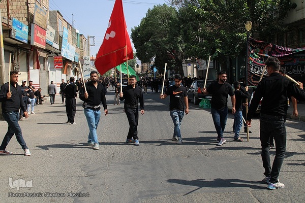 آیین عزاداری تاسوعای حسینی در اهر