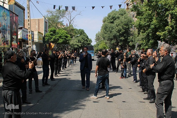 آیین عزاداری تاسوعای حسینی در اهر