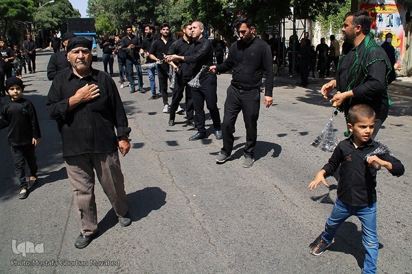 آیین عزاداری تاسوعای حسینی در اهر