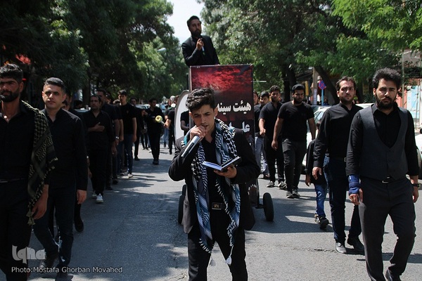 آیین عزاداری تاسوعای حسینی در اهر