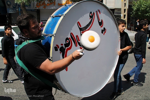 آیین عزاداری تاسوعای حسینی در اهر