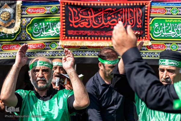 مراسم عزاداری تاسوعای حسینی در شهرستان کرج