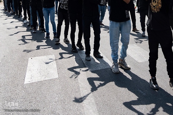 مراسم عزاداری تاسوعای حسینی در شهرستان کرج