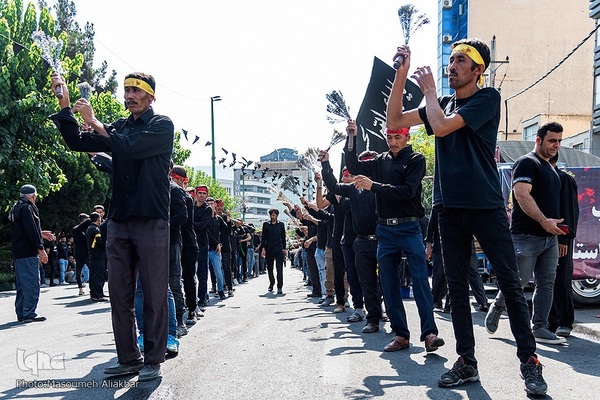 مراسم عزاداری تاسوعای حسینی در شهرستان کرج